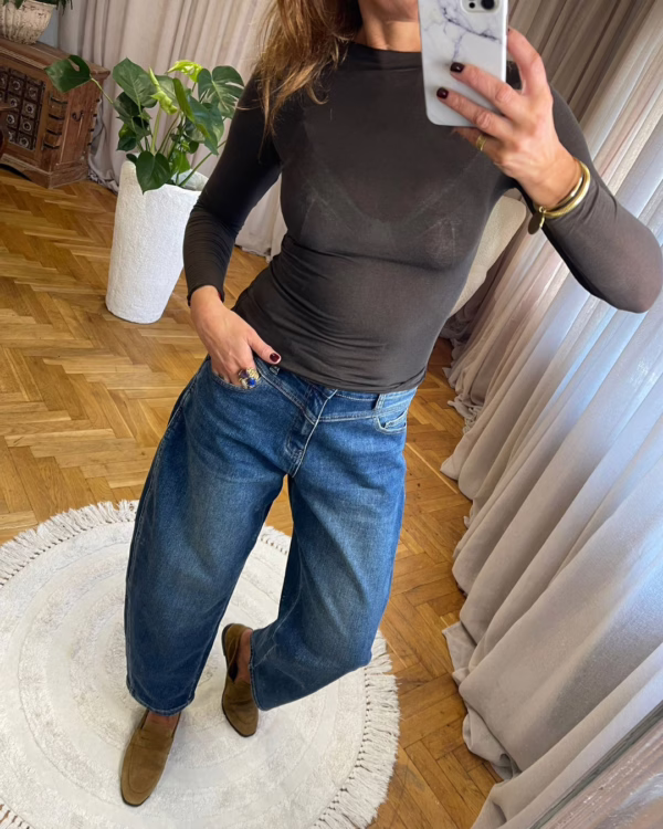 Bluzka second skin Aria czekoladowa