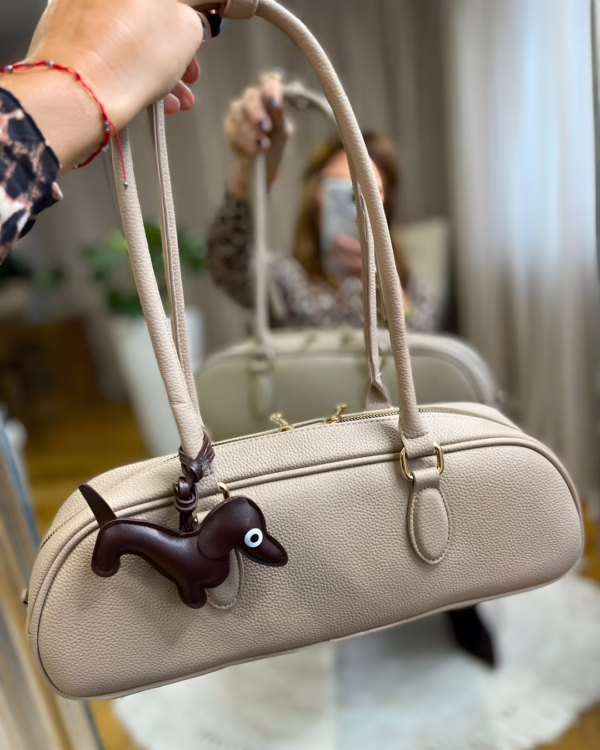 Torebka Latte Baguette z ekoskóry